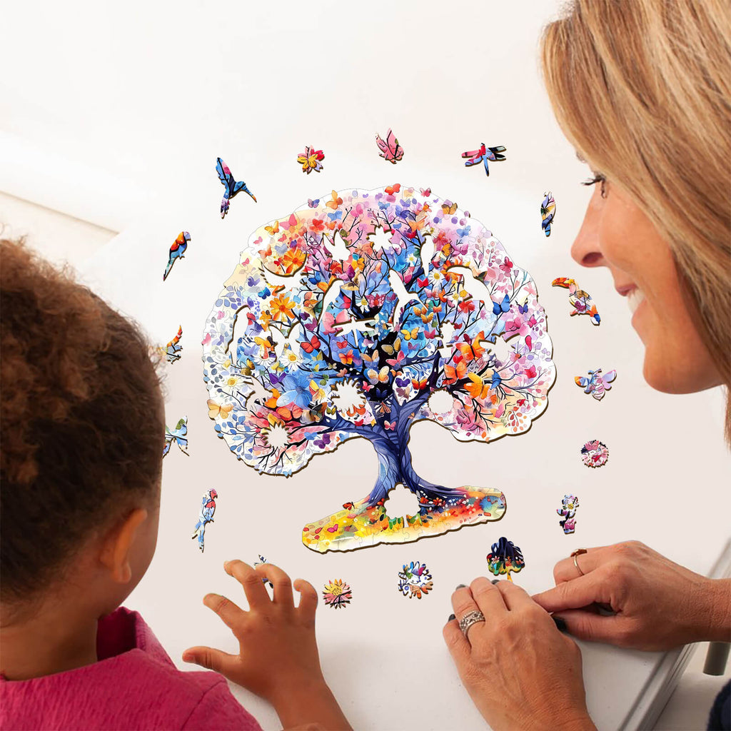 Life Tree Wooden Jigsaw Puzzle