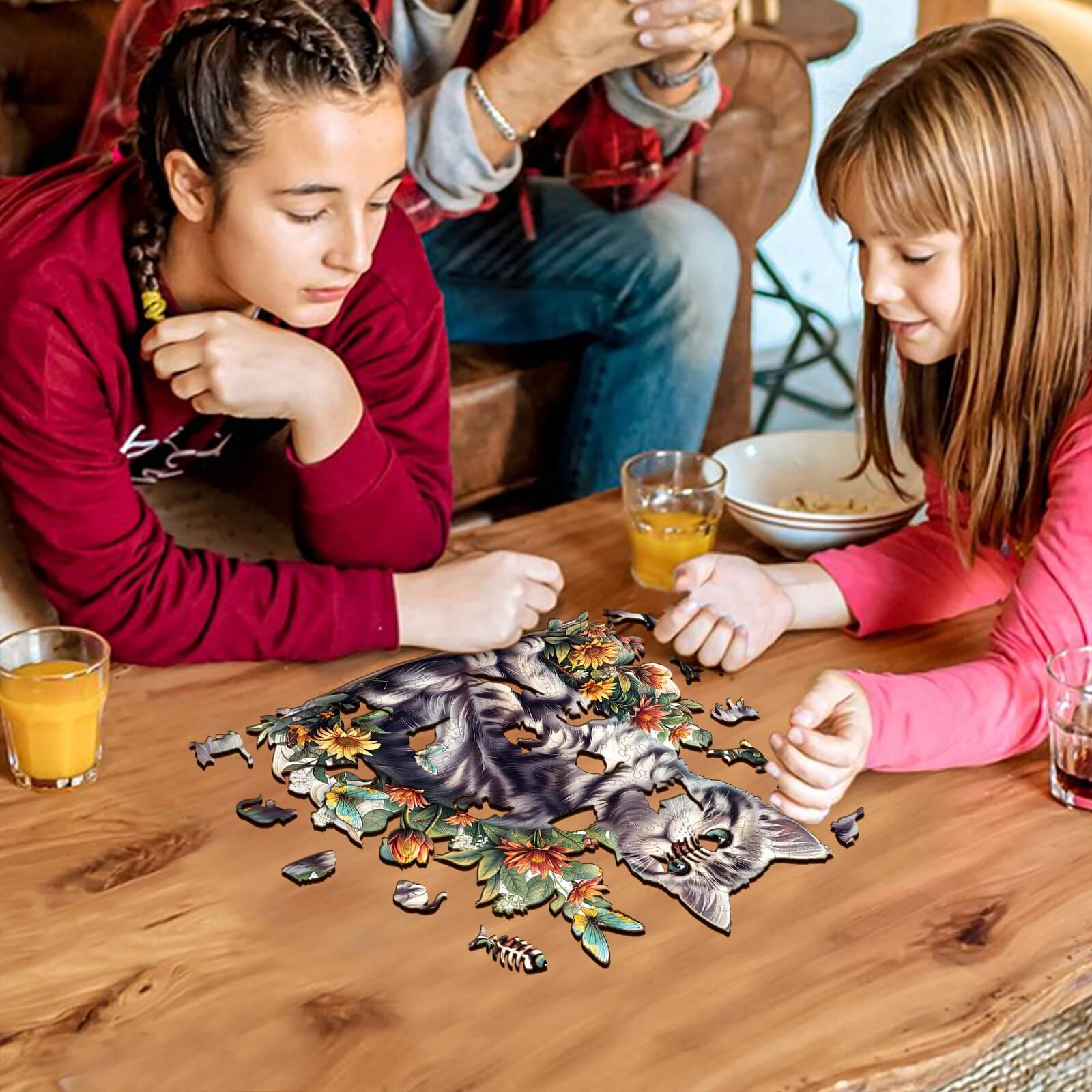 American Shorthair Wooden Jigsaw Puzzle