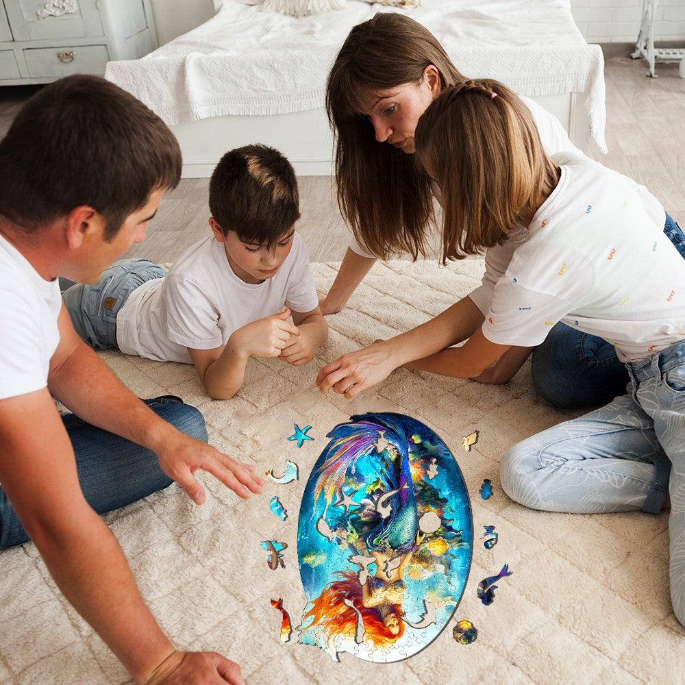 Mermaid 2 Wooden Jigsaw Puzzle