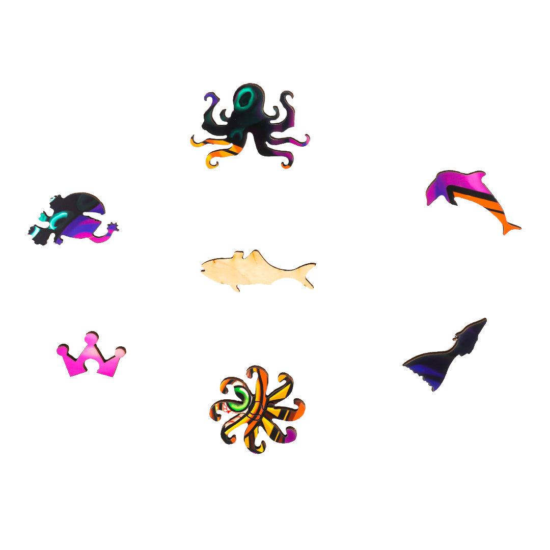 Octopus Xiaohachi Wooden Jigsaw Puzzle