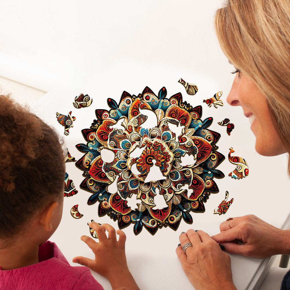 Mandala-6 Wooden Jigsaw Puzzle