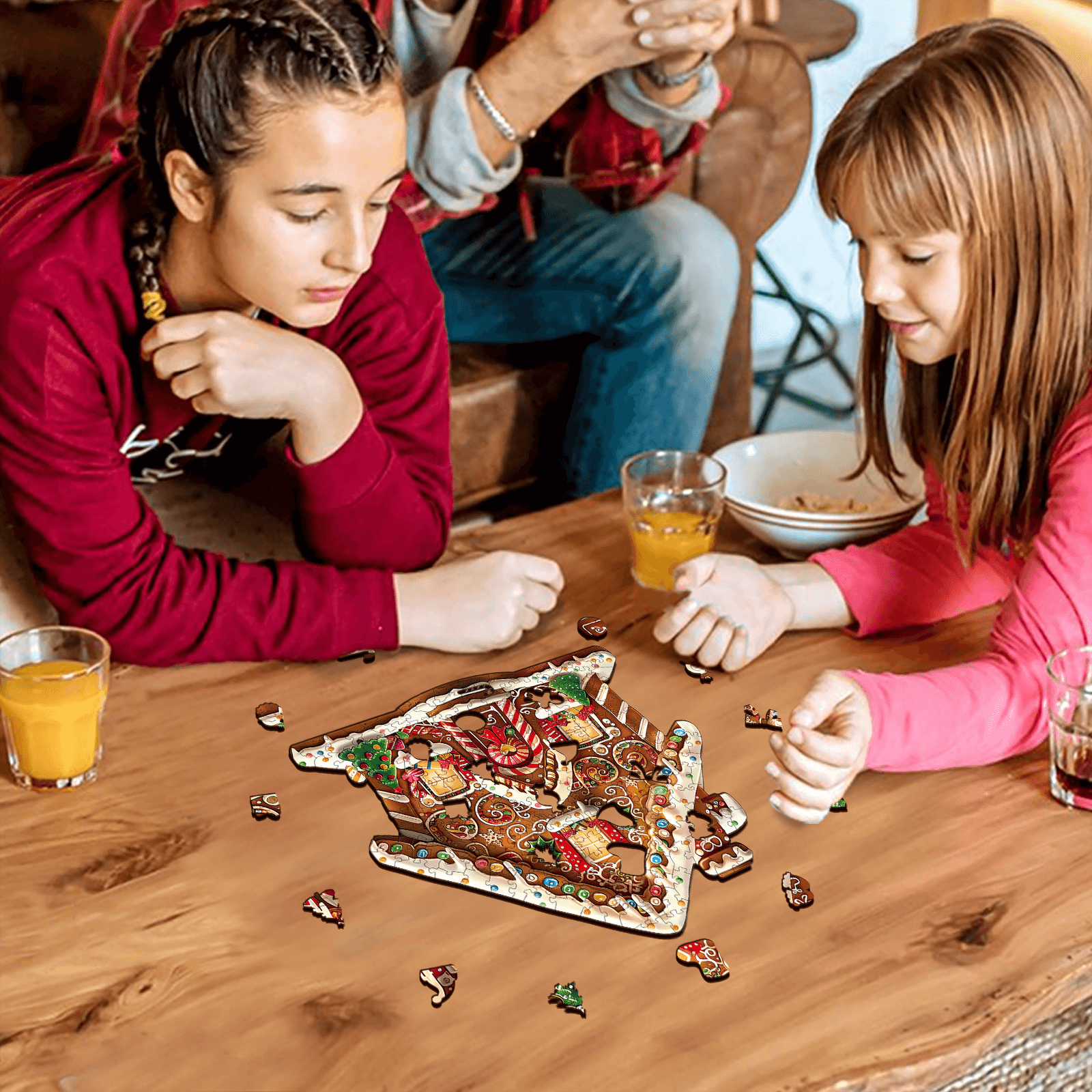 Christmas Gingerbread House-1 Wooden Jigsaw Puzzle