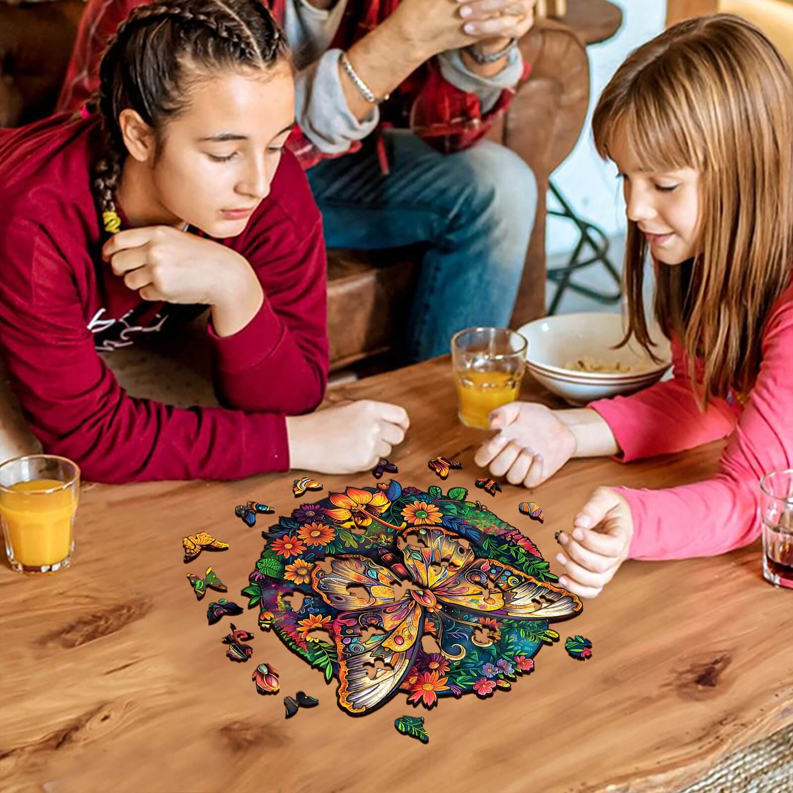 Ancient Butterfly-2 Wooden Jigsaw Puzzle
