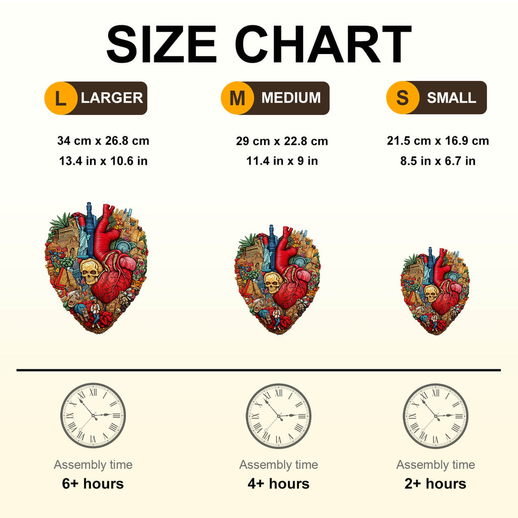 Heart of the City Wooden Jigsaw Puzzle