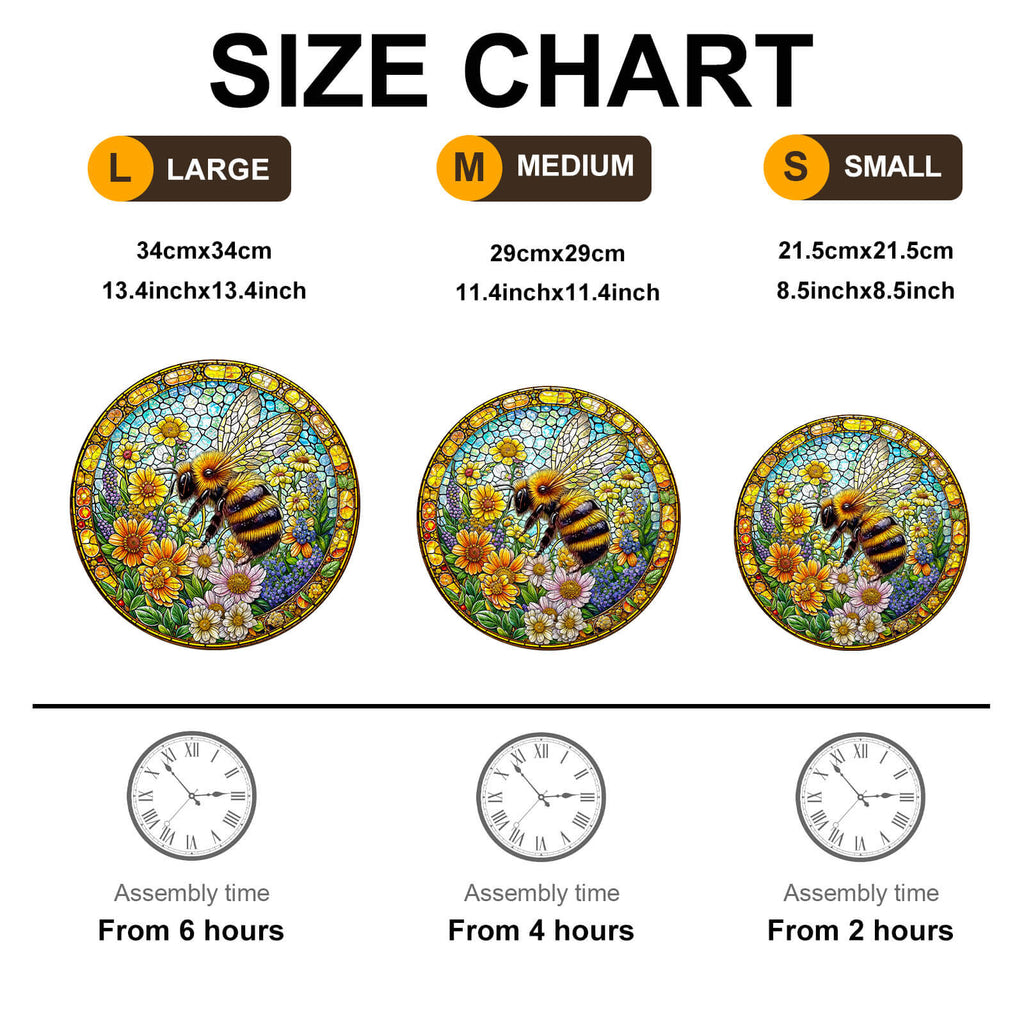 Bee spring Wooden Jigsaw Puzzle