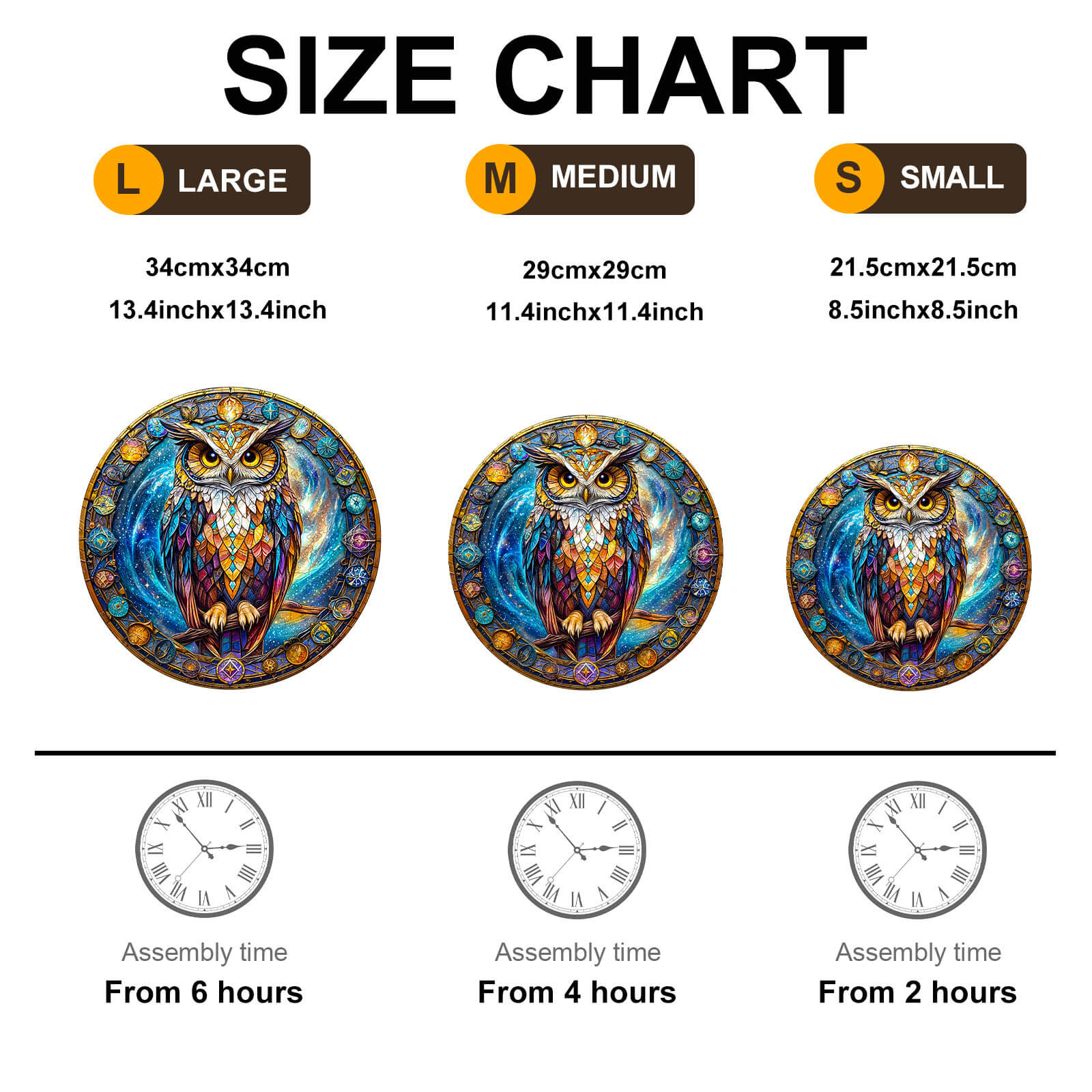 Cosmic Watcher Wooden Jigsaw Puzzle