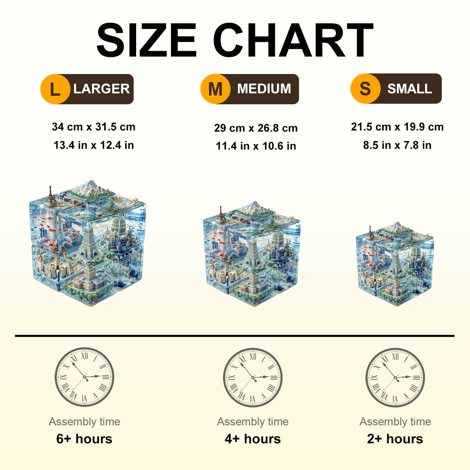 Cube City Wooden Jigsaw Puzzle