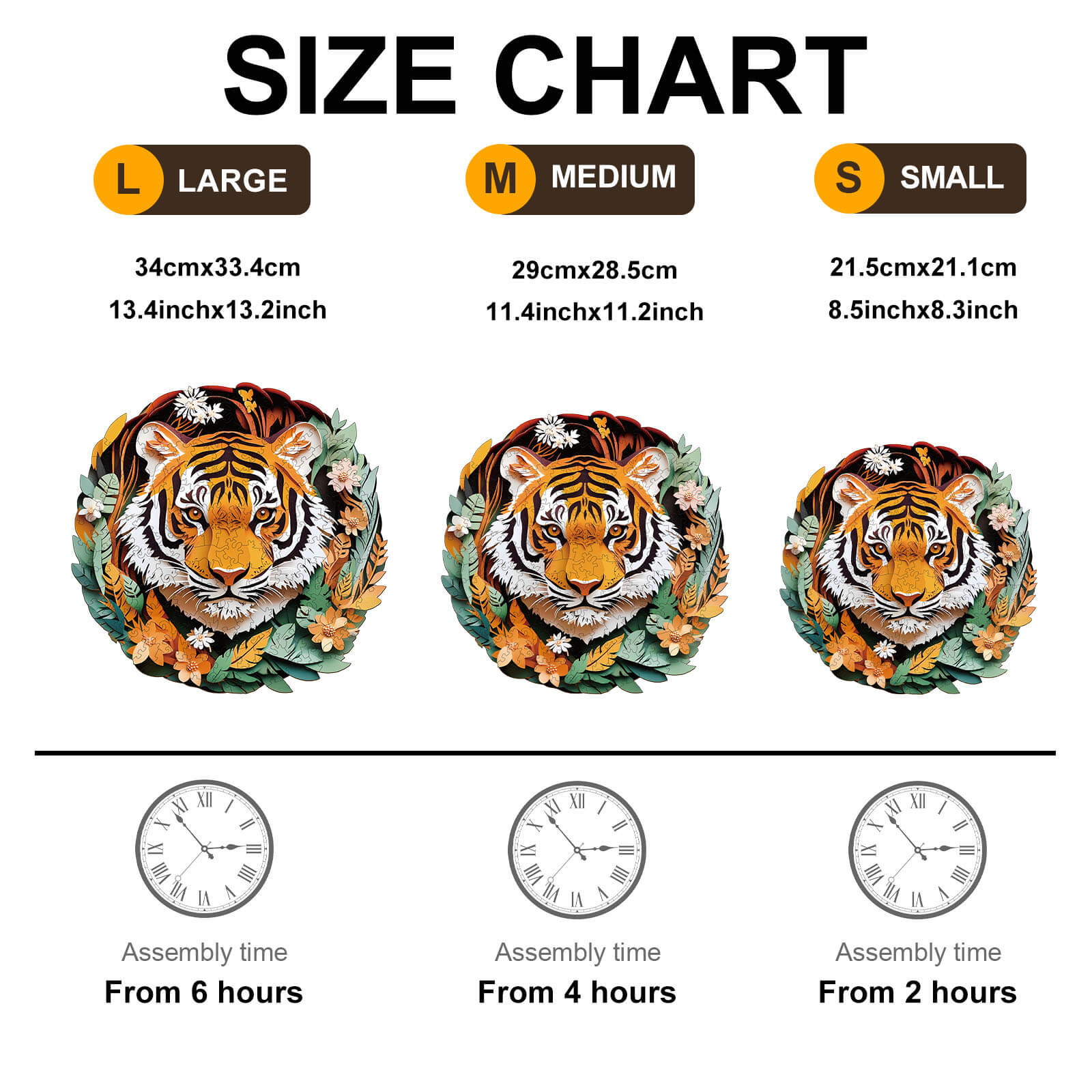 3D King of the Forest Wooden Jigsaw Puzzle
