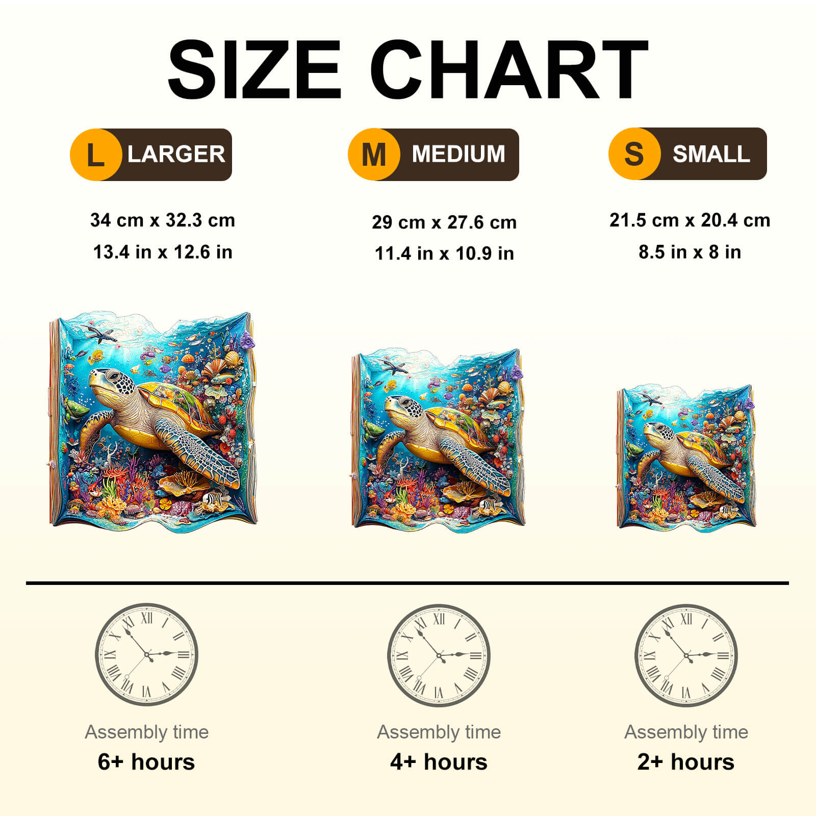 Turtle Story Wooden Jigsaw Puzzle