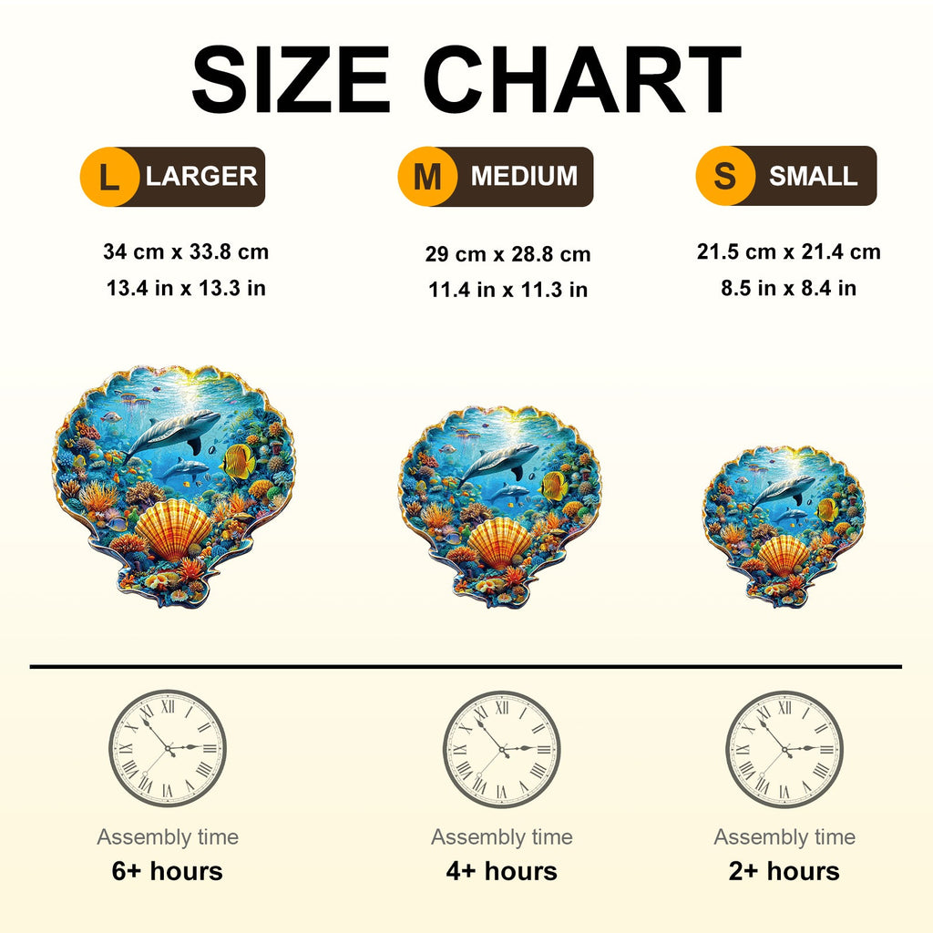 Underwater World - Shells Wooden Jigsaw Puzzle
