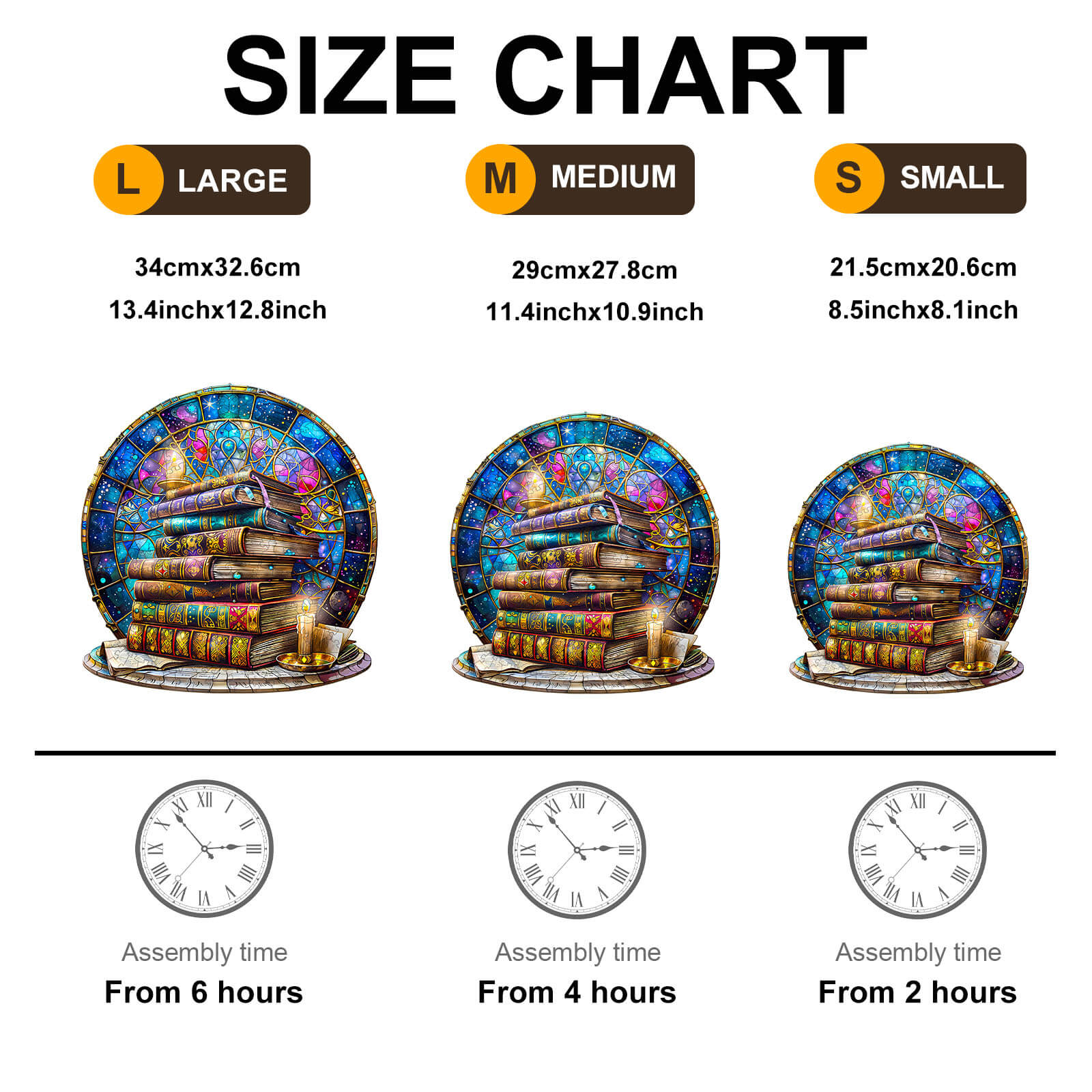 Magic tome Wooden Jigsaw Puzzle