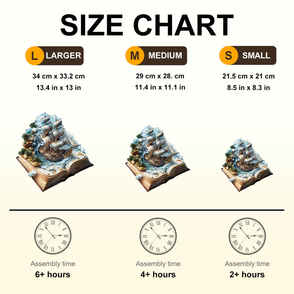 Sailing Adventure Wooden Jigsaw Puzzle