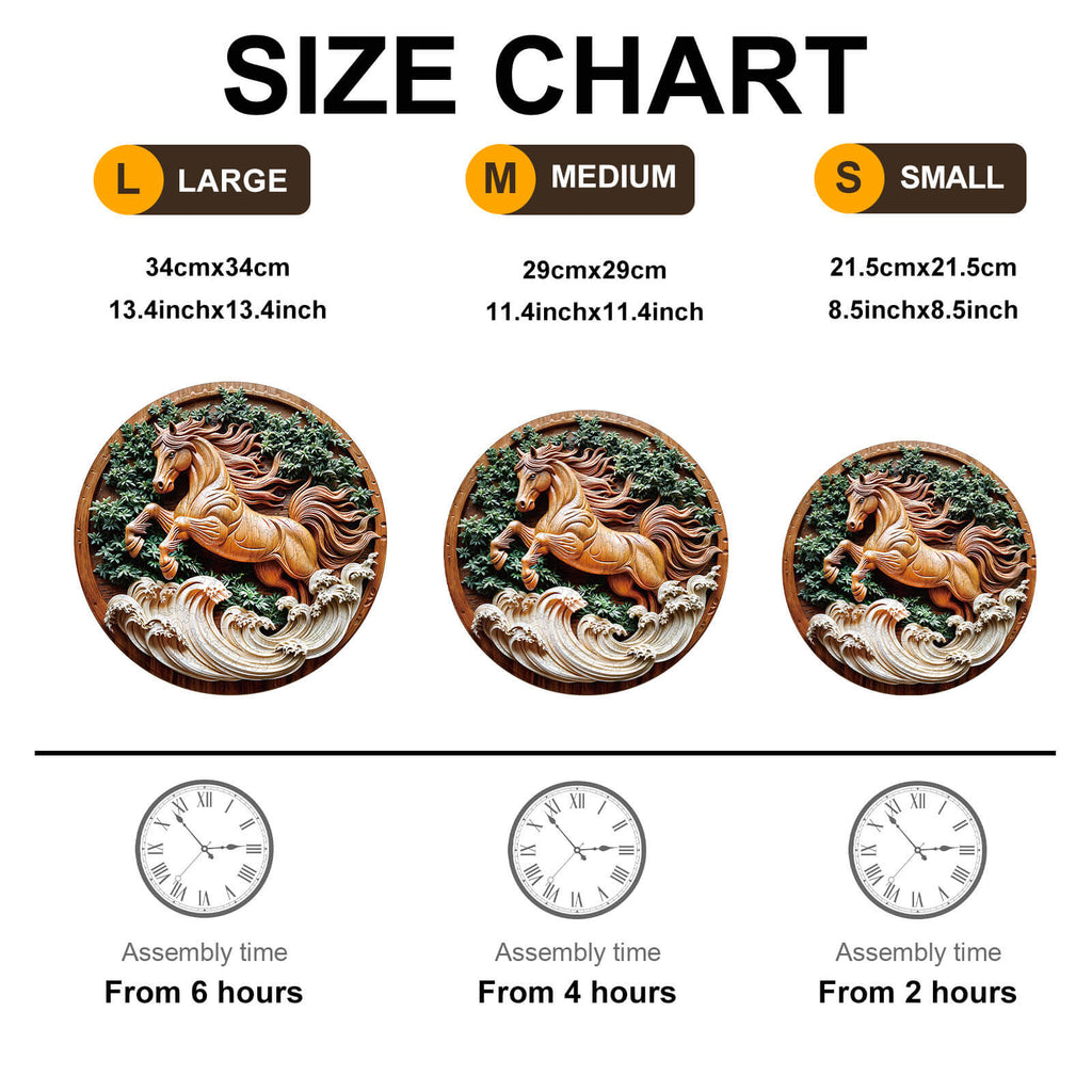 Horse-2 Wooden Jigsaw Puzzle