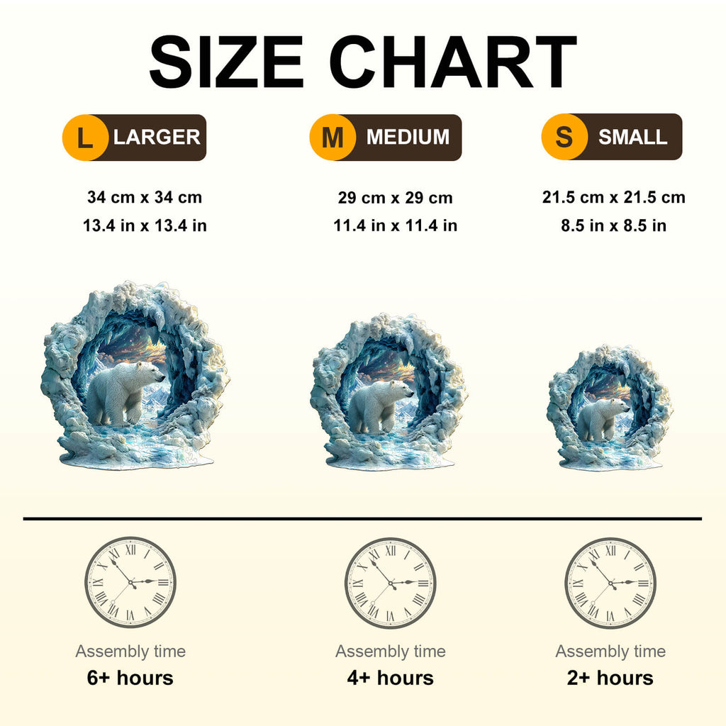 3D Arctic Glory Wooden Jigsaw Puzzle