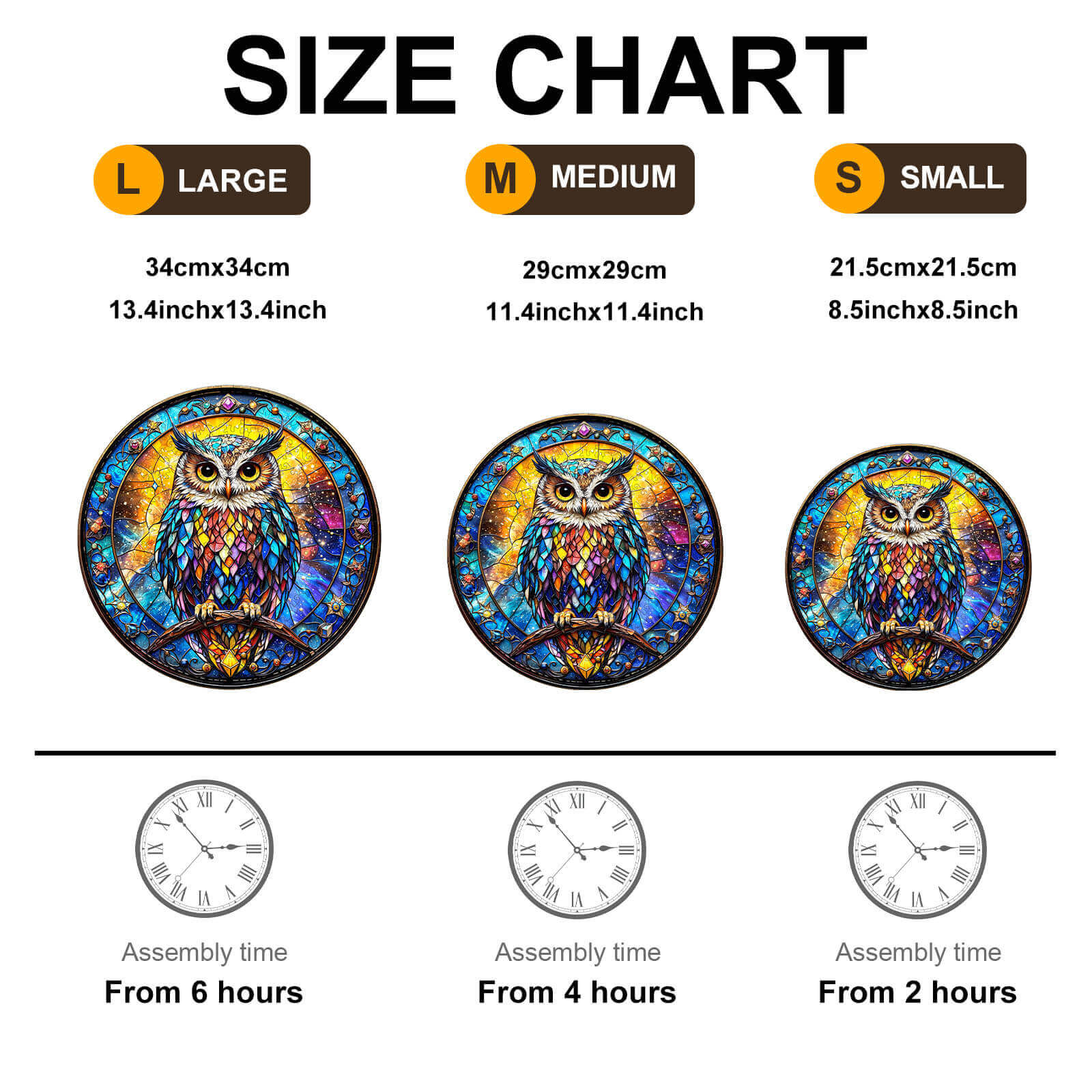 Iridescent Starwing Wooden Jigsaw Puzzle