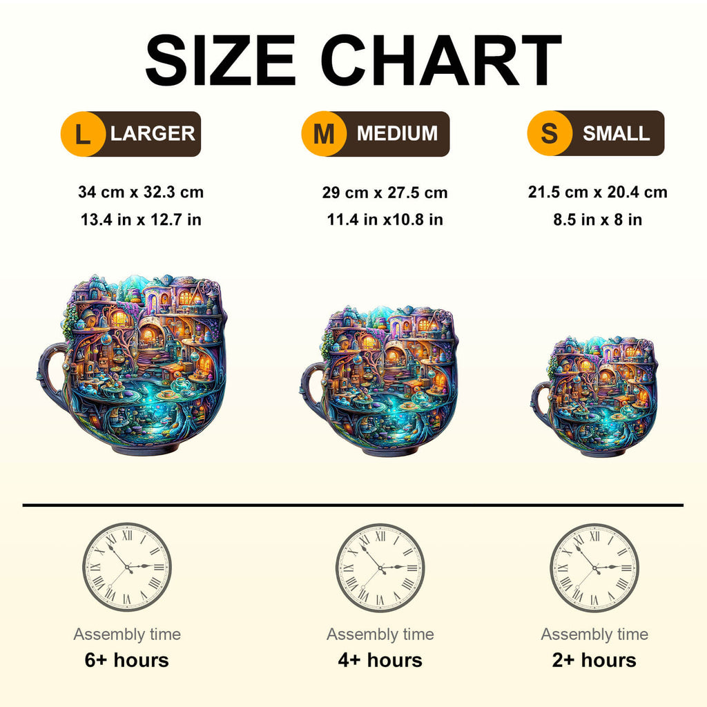 Enchanted Teapot Wooden Jigsaw Puzzle