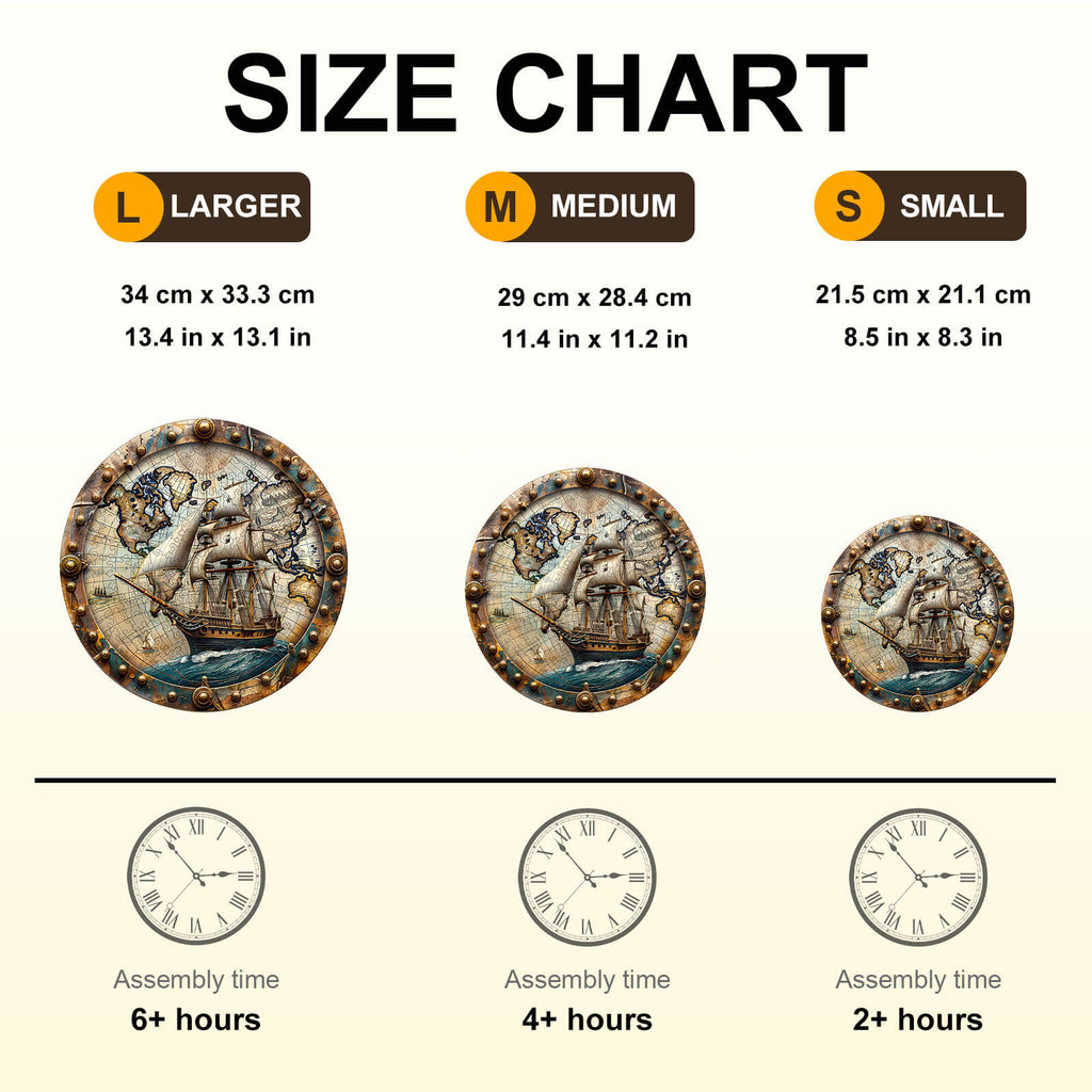 World Voyage Wooden Jigsaw Puzzle