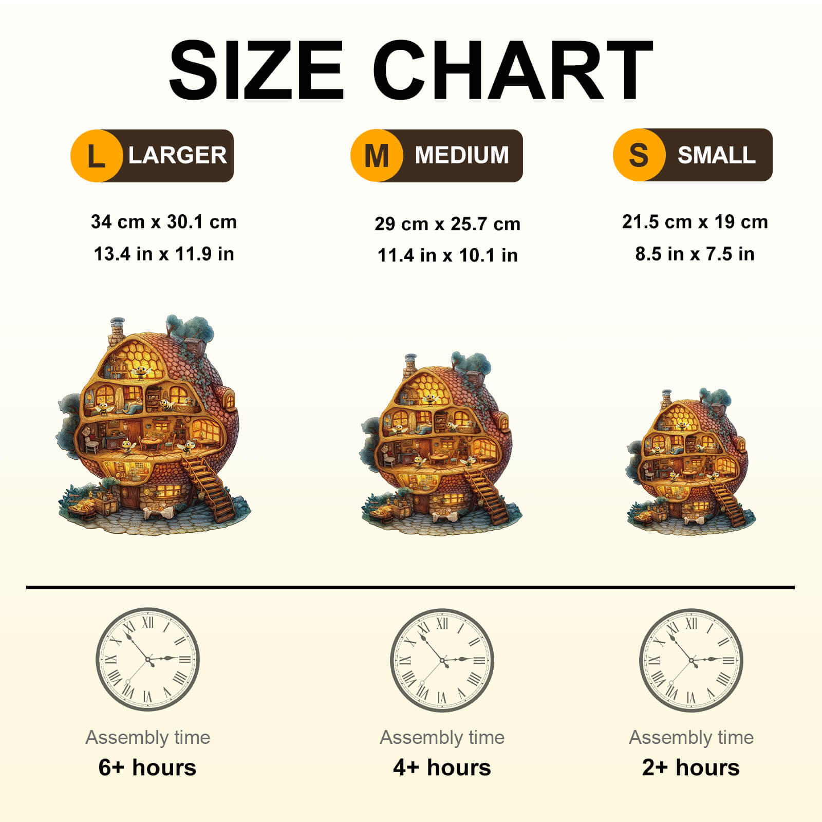 Bee Hut Wooden Jigsaw Puzzle