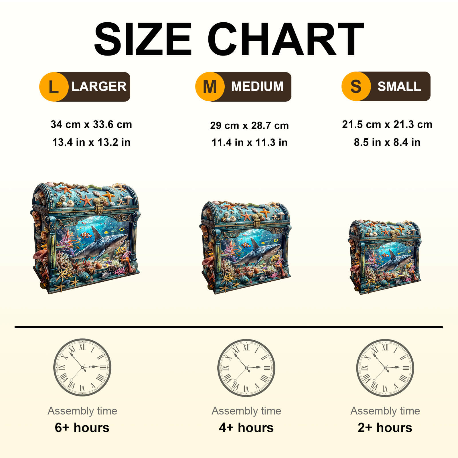 Treasure Chest Ocean-1 Wooden Jigsaw Puzzle