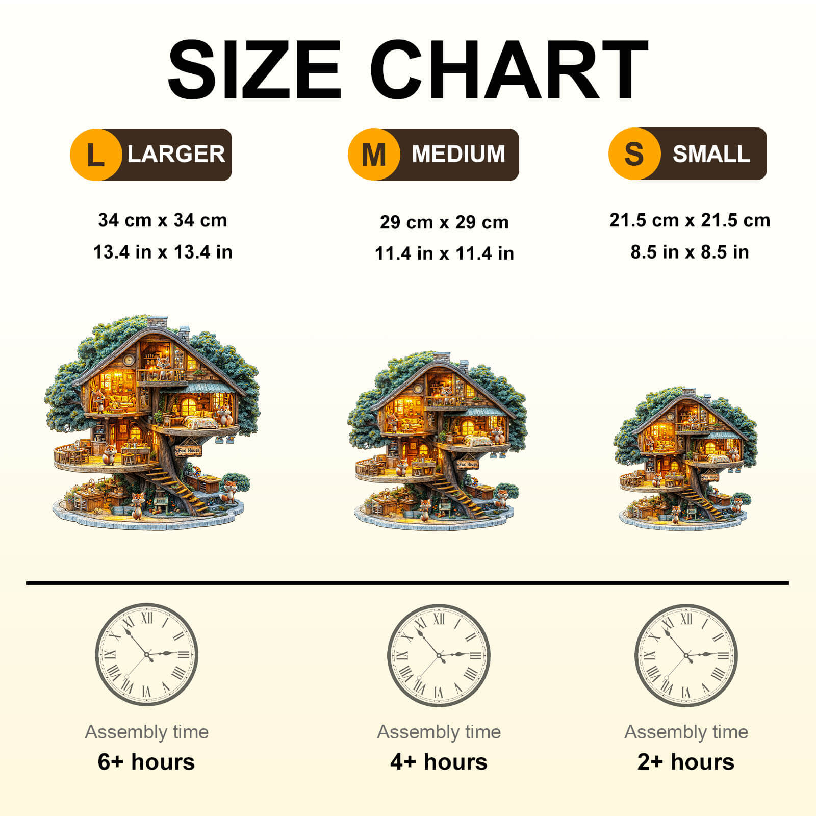 Fox House Wooden Jigsaw Puzzle