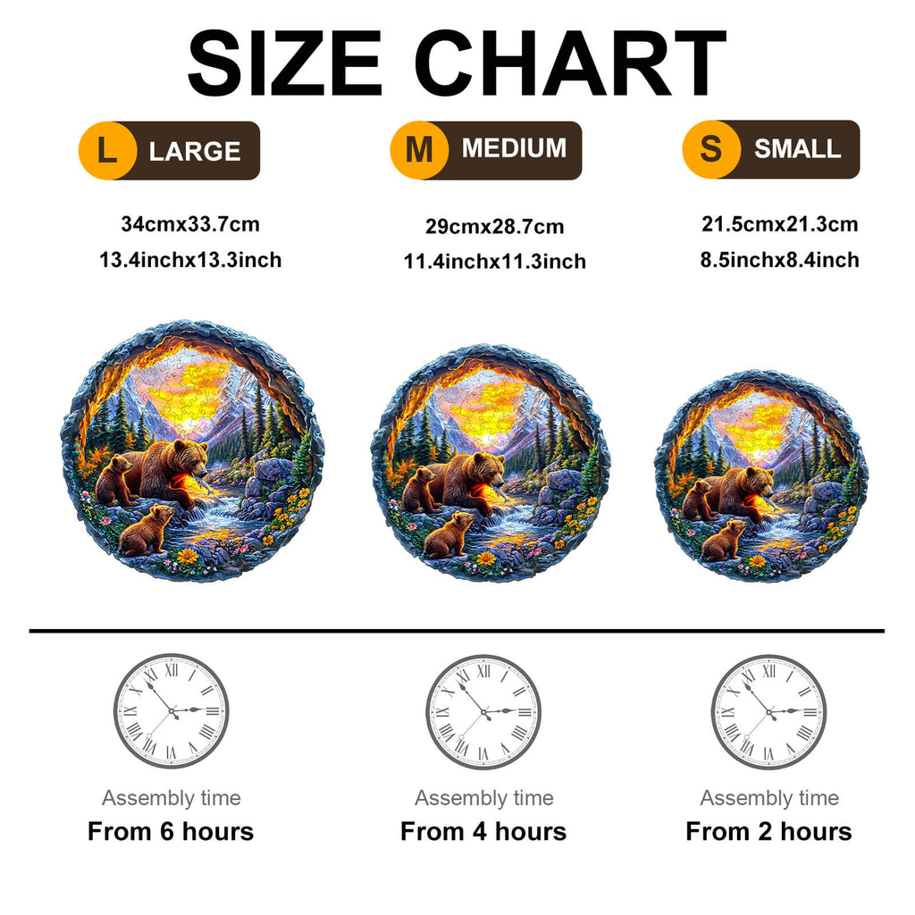3D Mama’s Love Wooden Jigsaw Puzzle