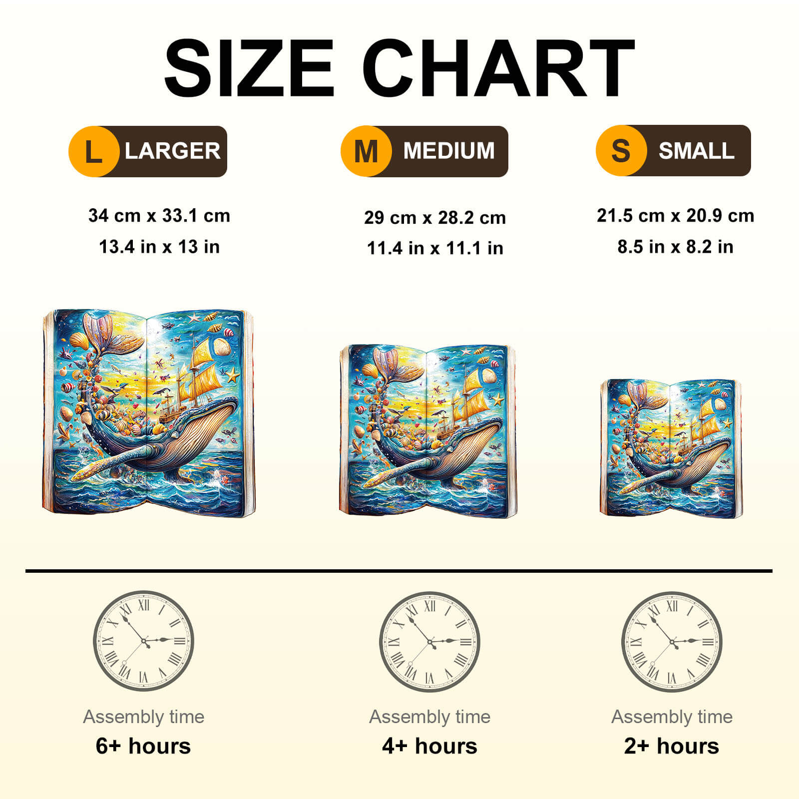 Whale Story-2 Wooden Jigsaw Puzzle