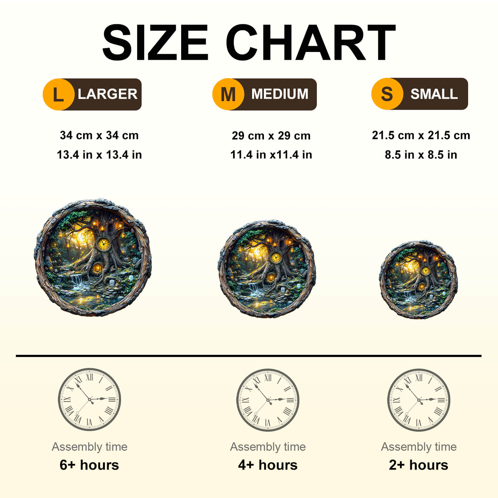 Magic time tree Wooden Jigsaw Puzzle