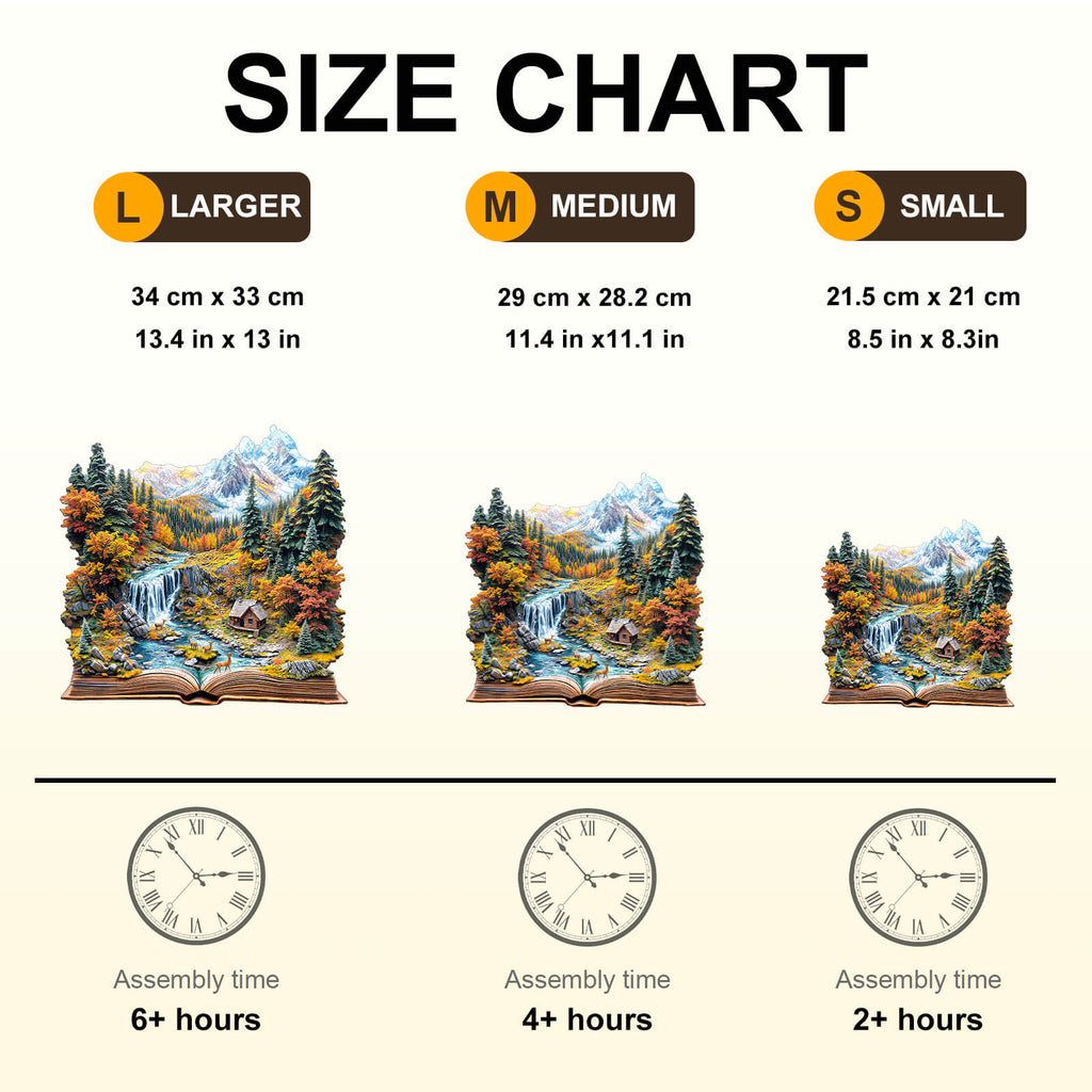 Autumn Wonderland Wooden Jigsaw Puzzle