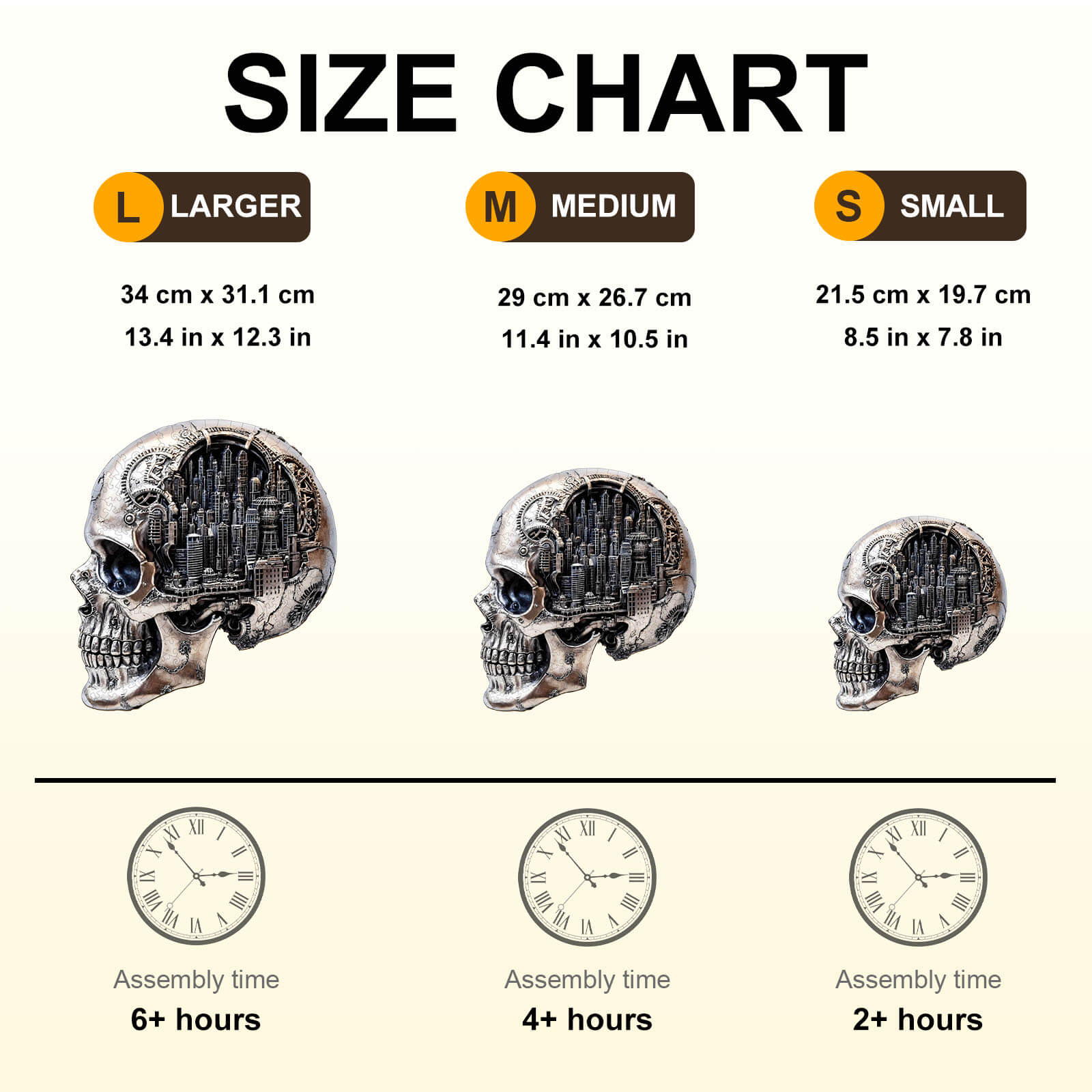 Skull City-2 Wooden Jigsaw Puzzle
