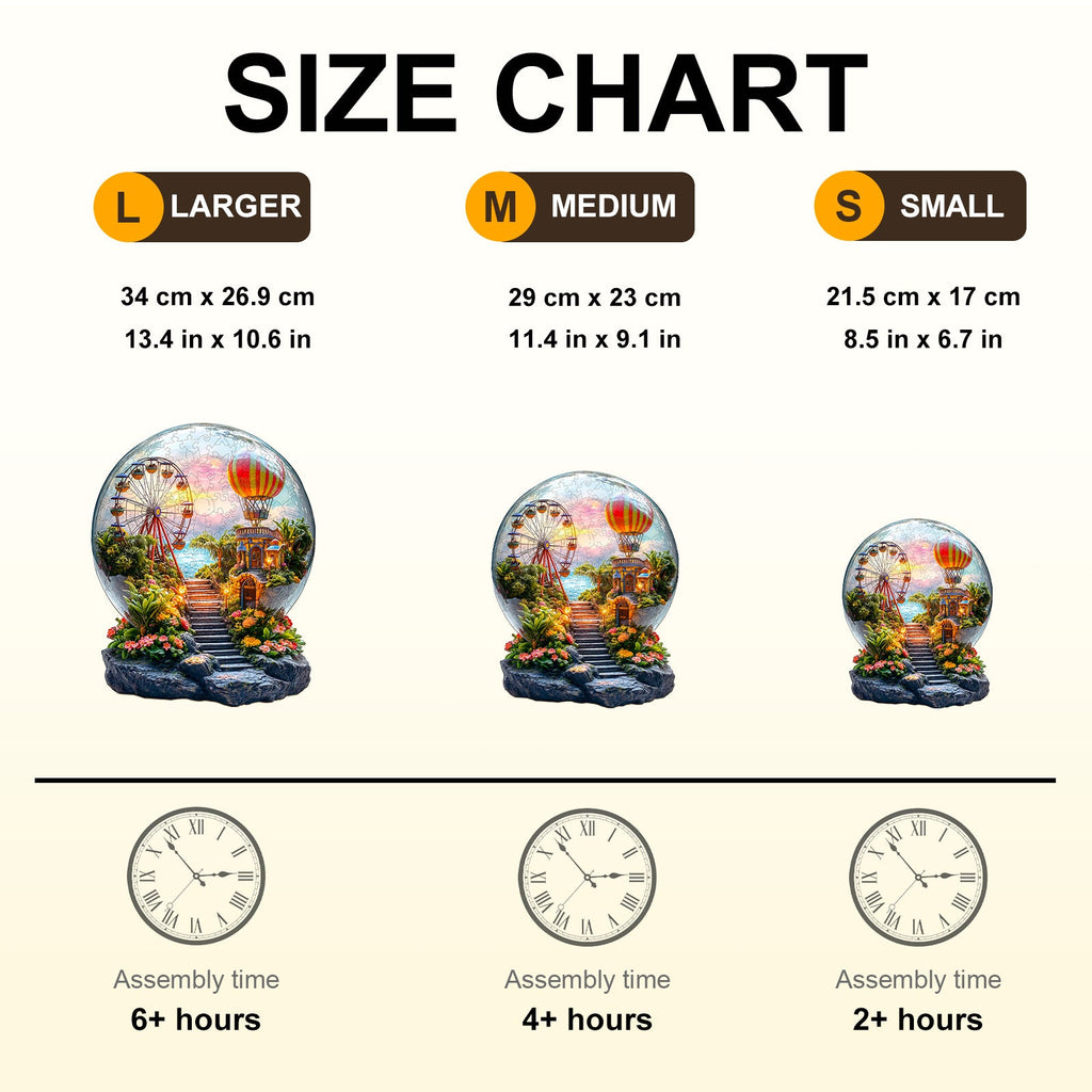 3D Crystal Wonderland  Wooden Jigsaw Puzzle