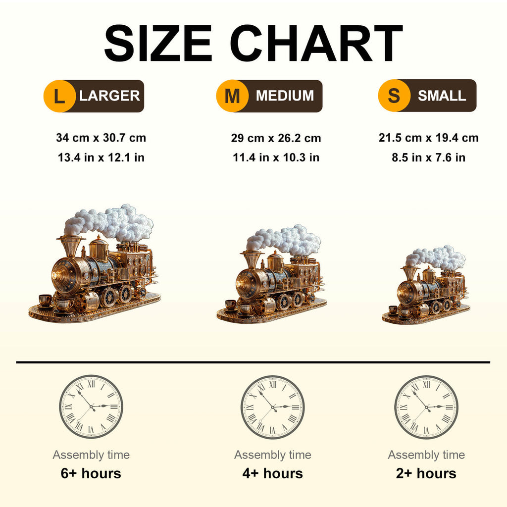 Train coffee machine Wooden Jigsaw Puzzle
