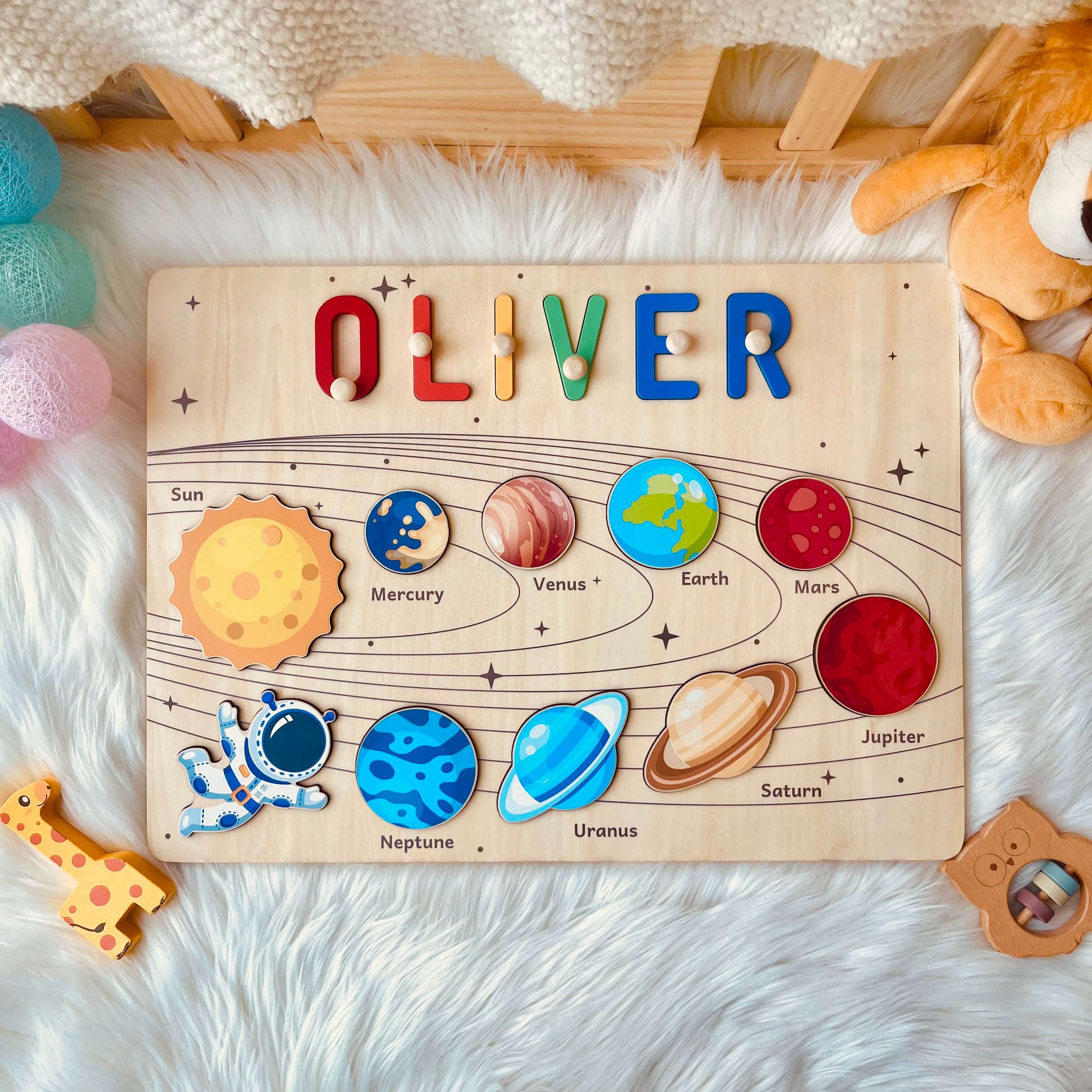 Personalized Planet Name Puzzle