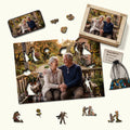 Personalized Photo Wooden Puzzle - Love Theme