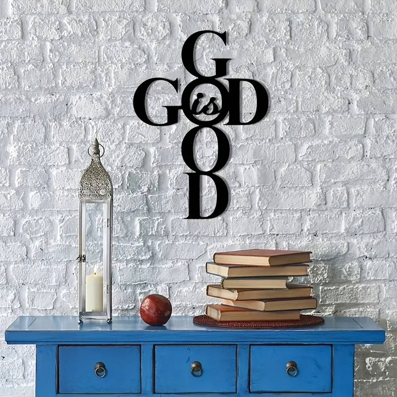 "God Is Good" Handmade Metal Wall Decor by Godisabove™