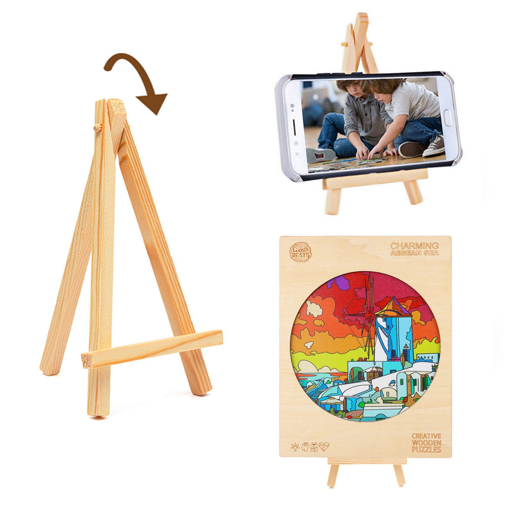 Charming Aegean Sea Wooden Jigsaw Puzzle