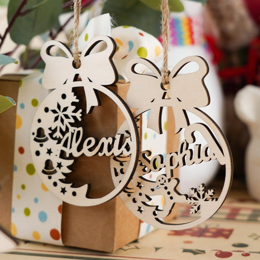 Personalized Christmas Name Ornament - Tree