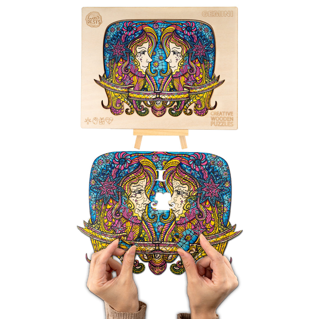 Constellation Gemini Wooden Jigsaw Puzzle