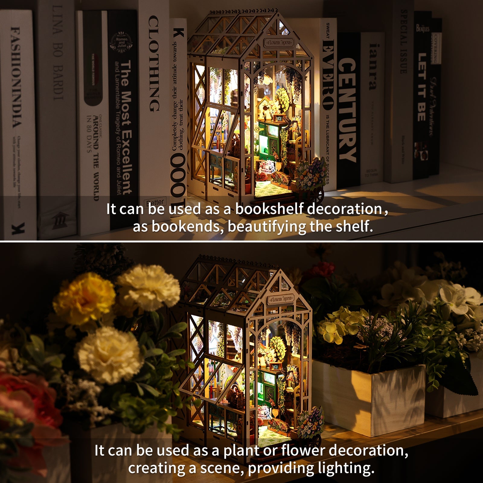 Random Different Styles of Book Nook Kit