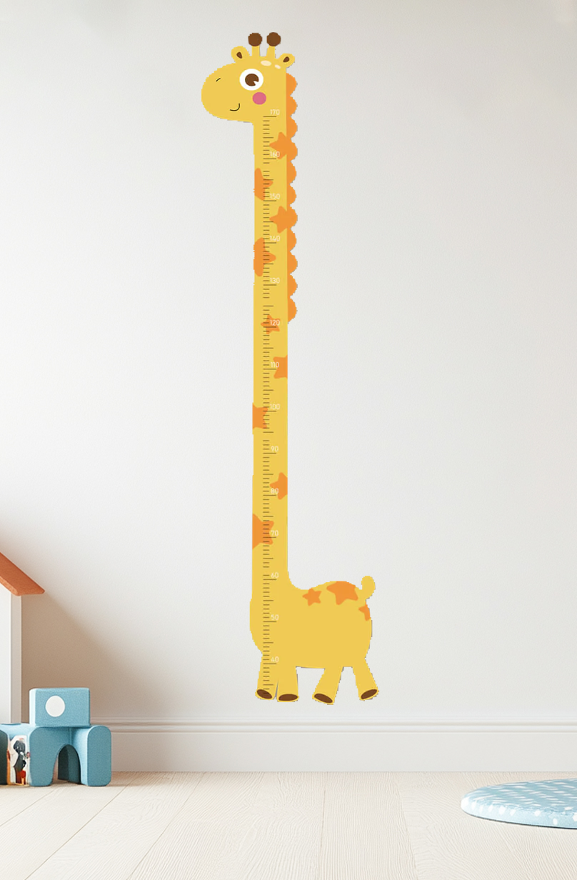 Personalized Wooden Giraffe Growth Chart Ruler