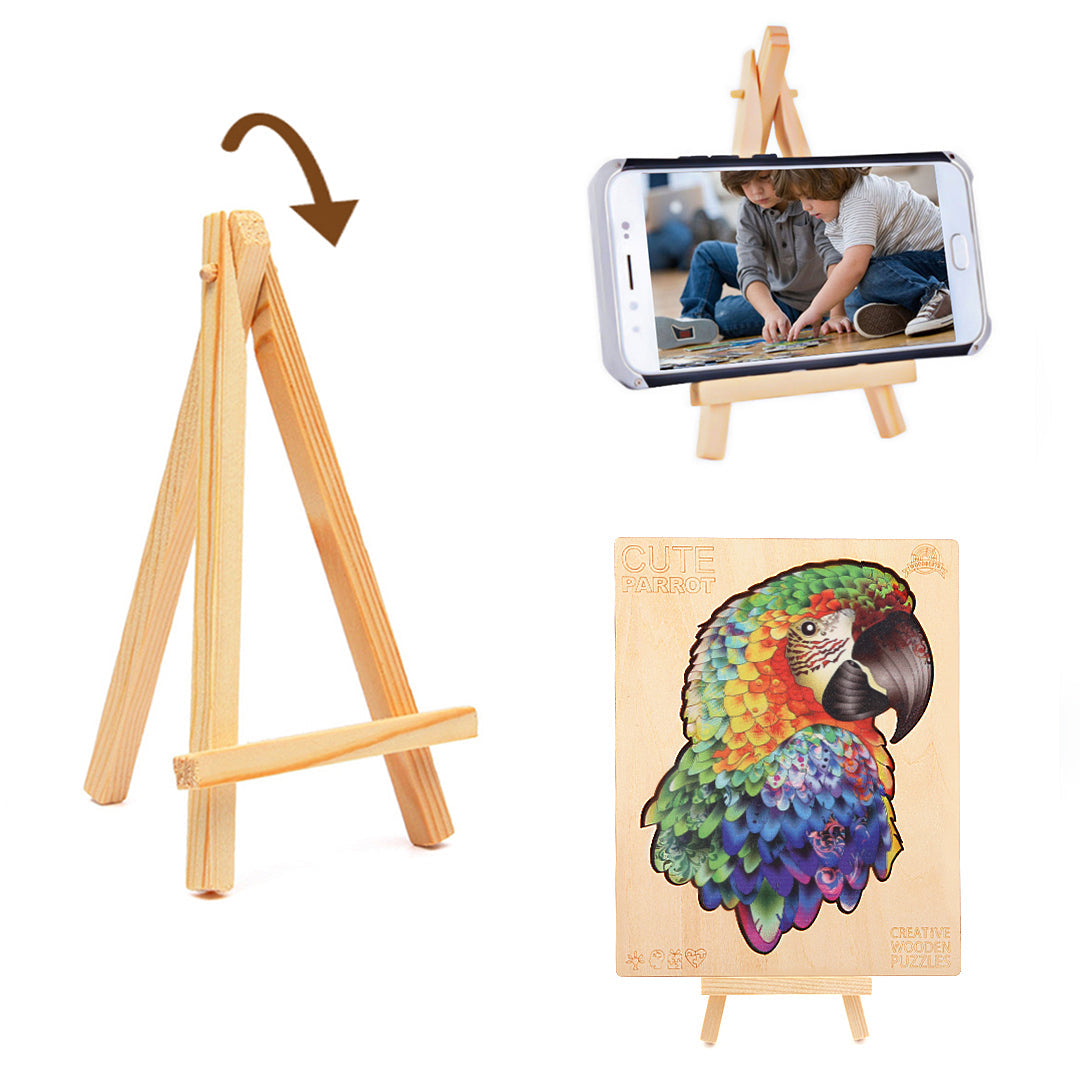 Proud Parrot Wooden Jigsaw Puzzle