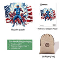 American Football Wooden Jigsaw Puzzle