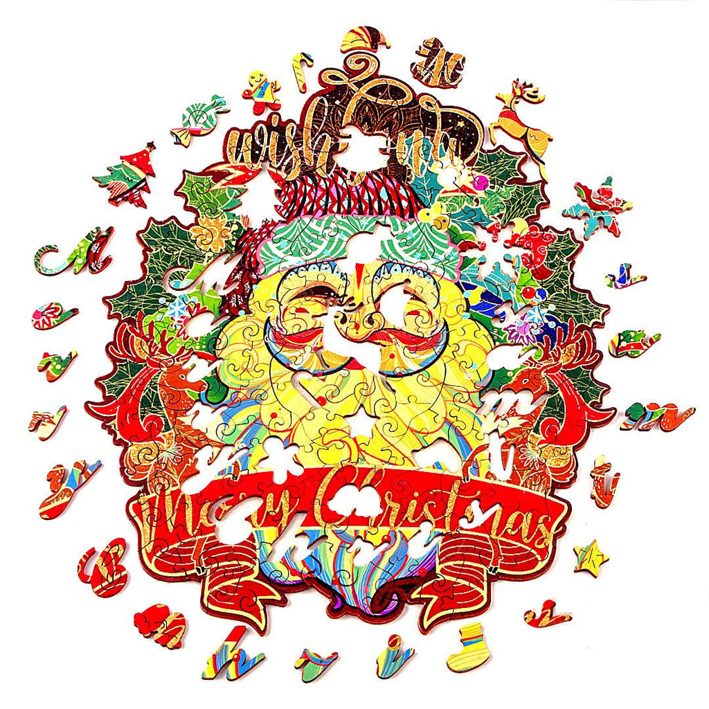 Santa Claus Wooden Jigsaw Puzzle