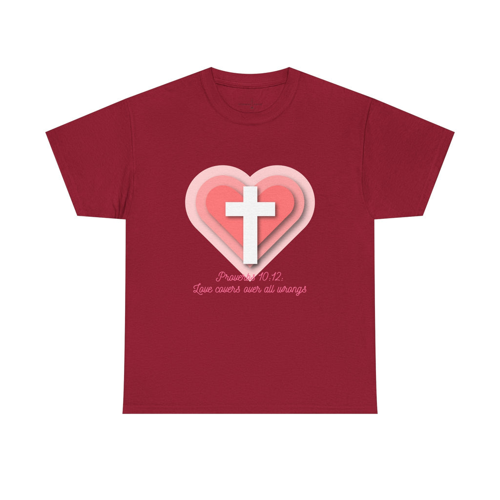 LOVE COVERS ALL WRONGS TEE