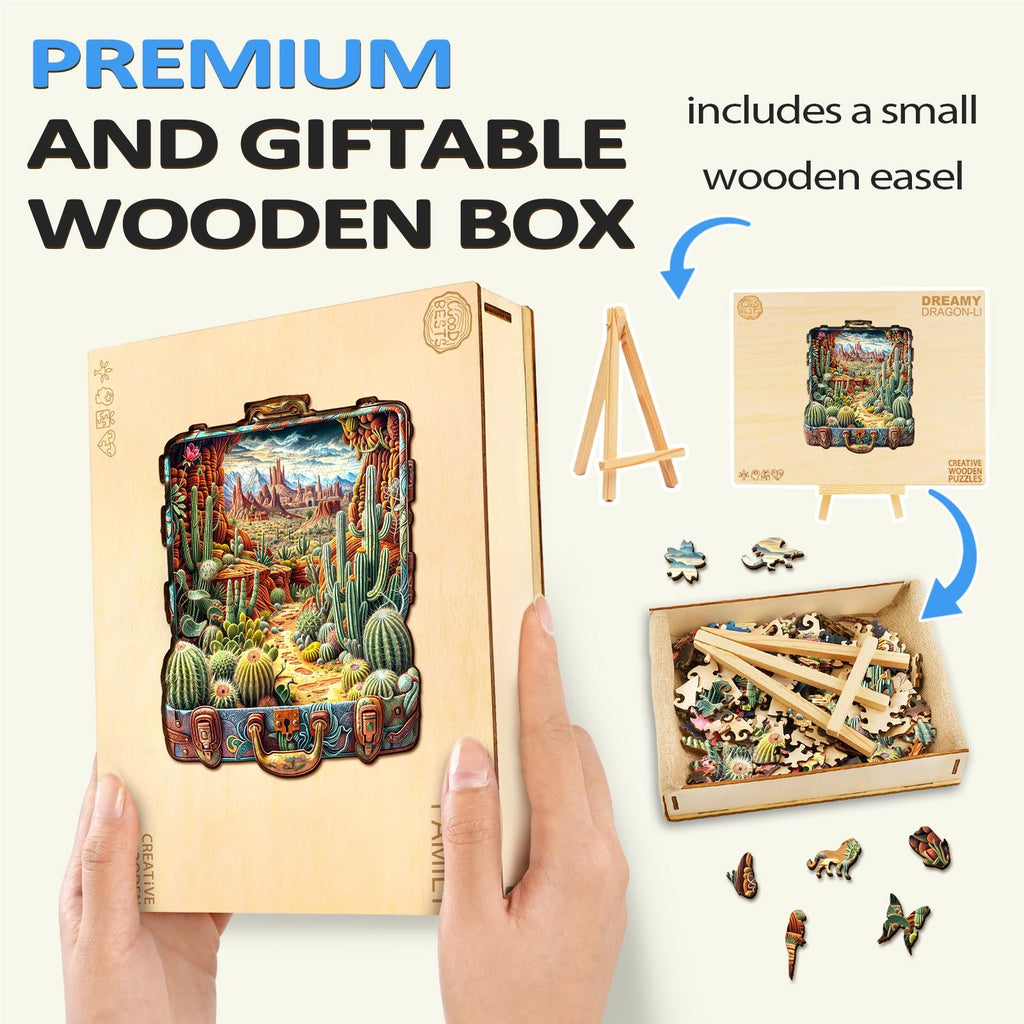 Desert Odyssey-2 Wooden Jigsaw Puzzle