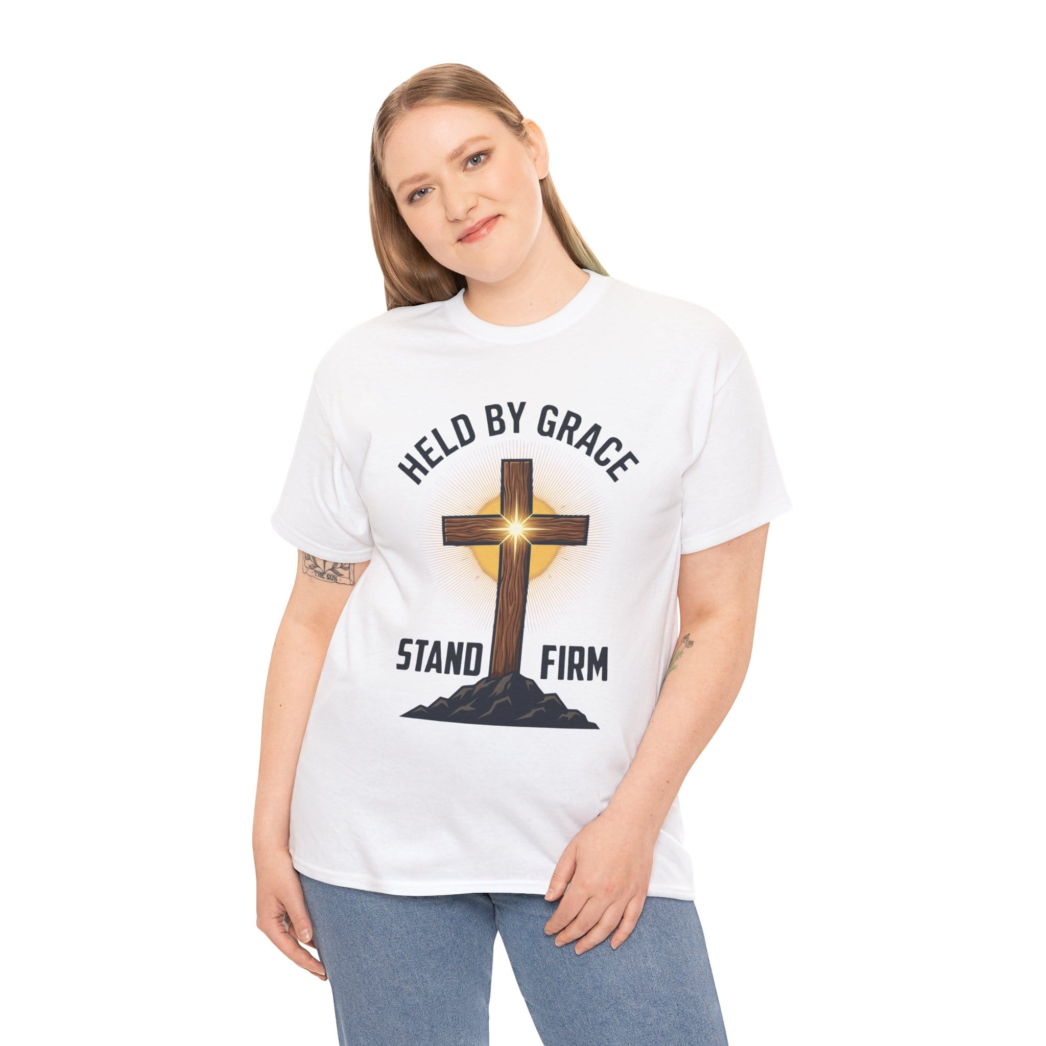 HELD BY GRACE TEE