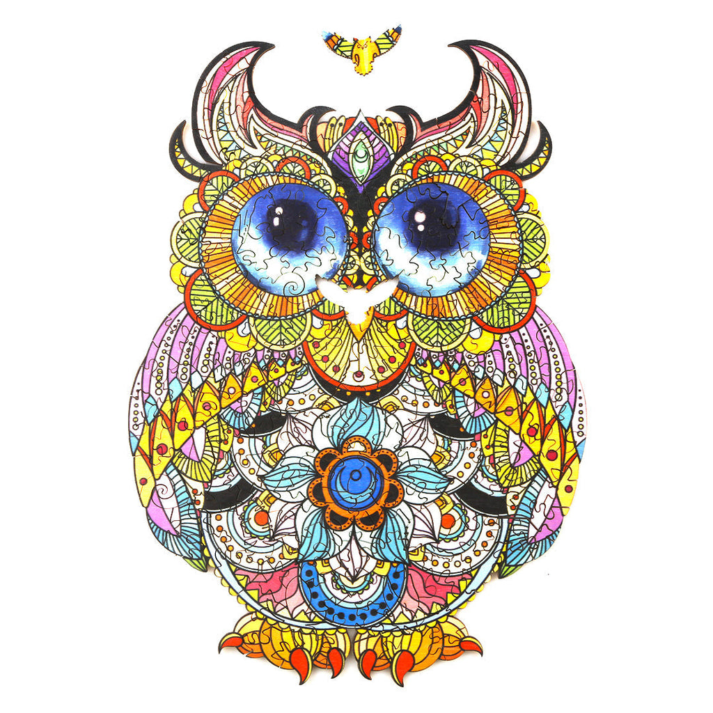 Lovely Owl Wooden Jigsaw Puzzle