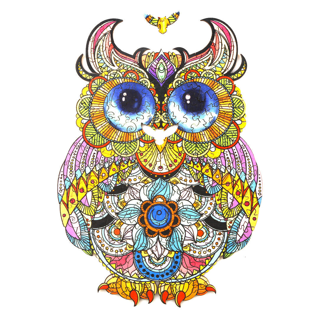 Lovely Owl Wooden Jigsaw Puzzle