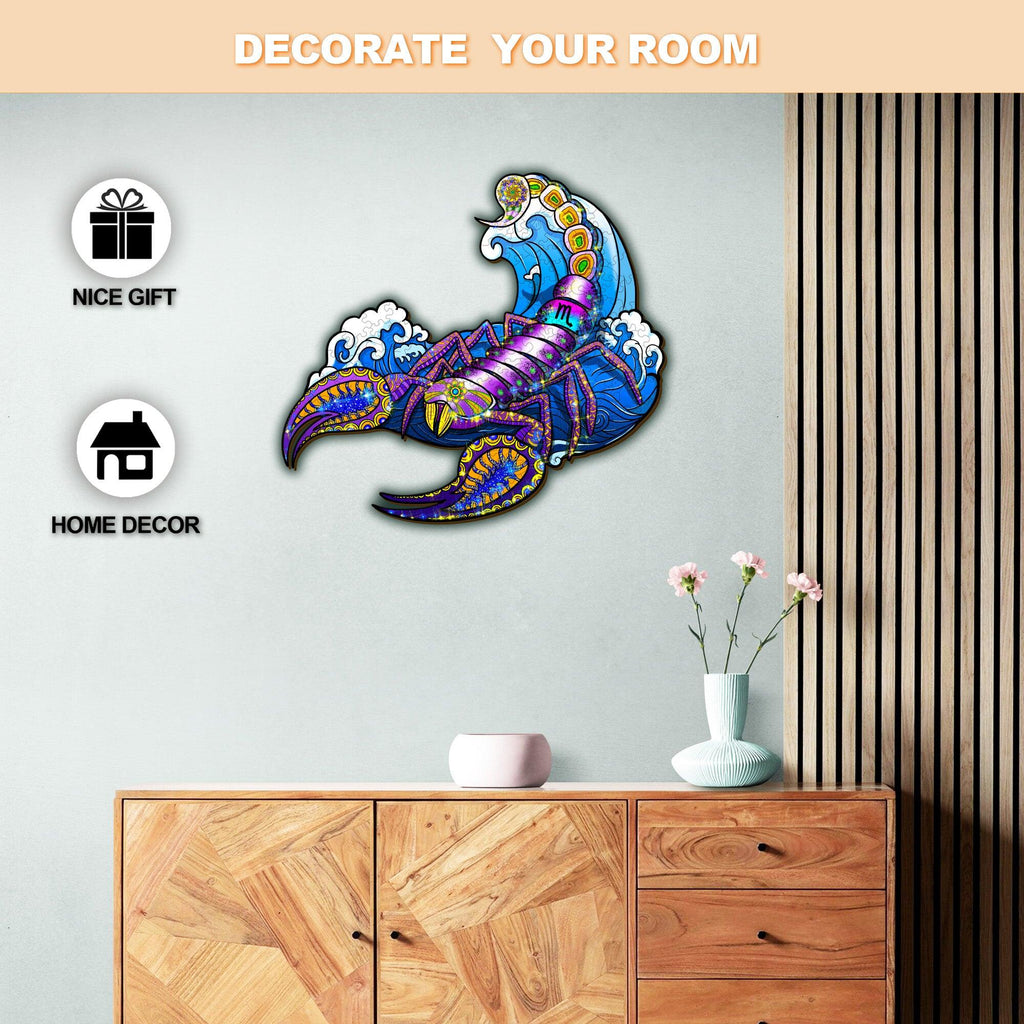 Constellation Scorpio Wooden Jigsaw Puzzle