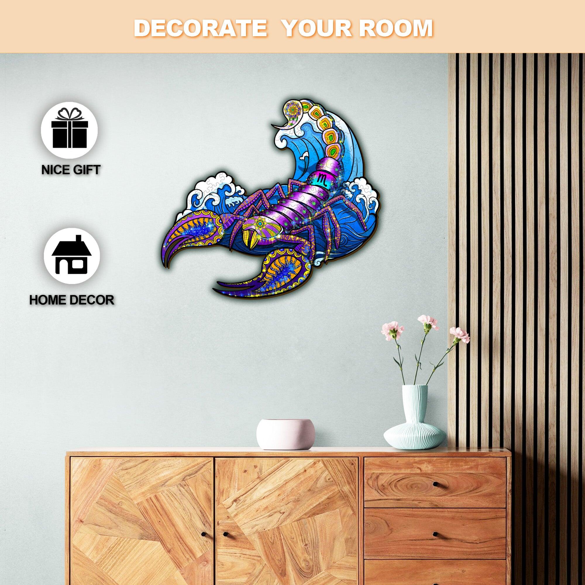 Constellation Scorpio Wooden Jigsaw Puzzle