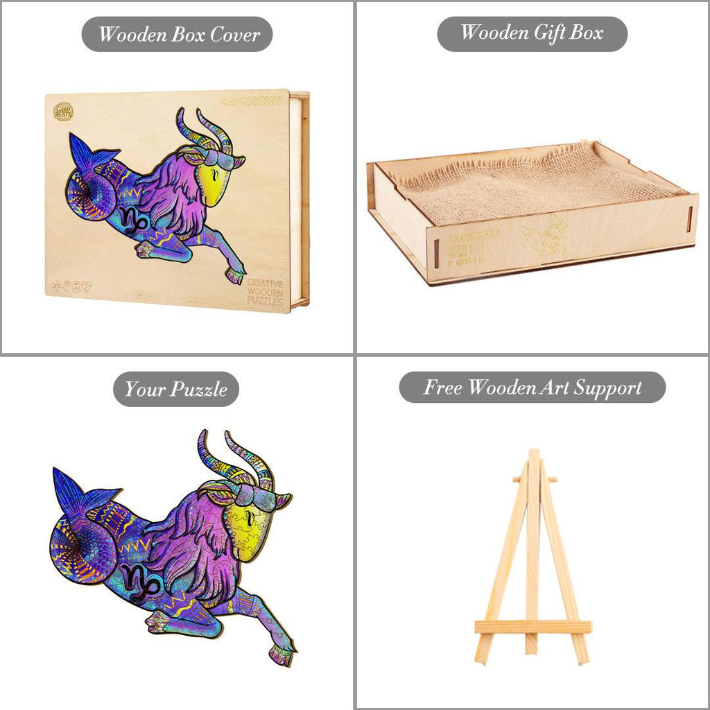 Constellation Capricorn Wooden Jigsaw Puzzle